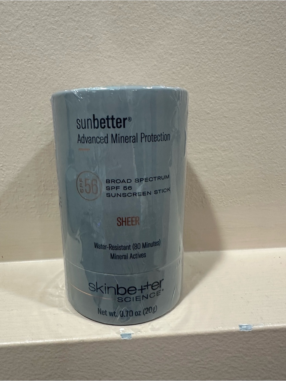 SkinBetter Science Sunbetter Sheer Mineral Sunscreen Stick SPF 56 - Light Blue